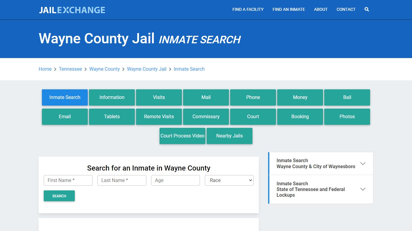 Wayne County Jail, TN Inmate Search: Roster & Mugshots